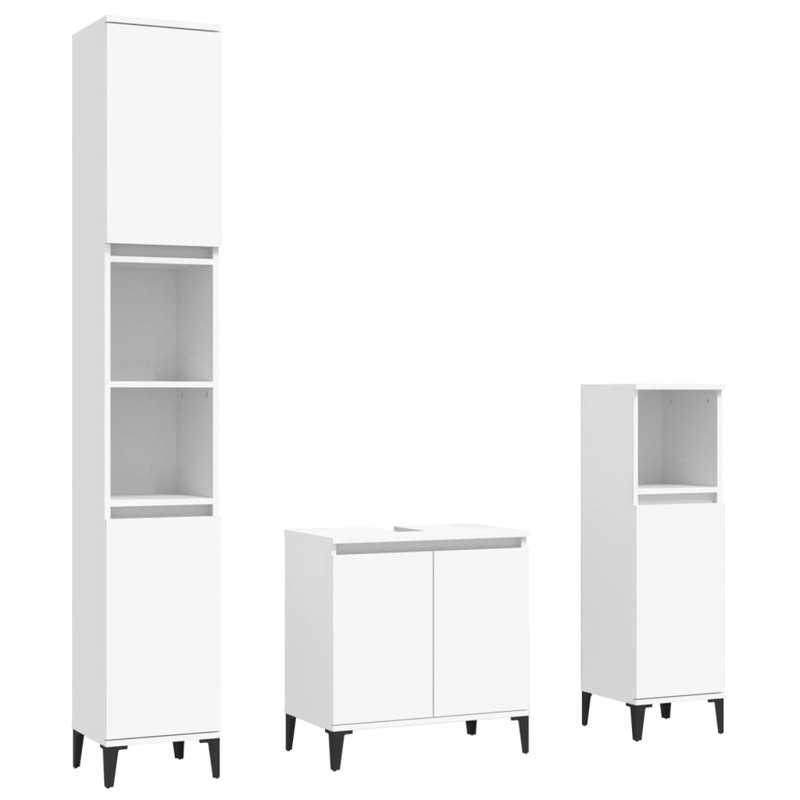 Lofley Bathroom Furniture Suite, White