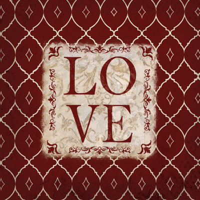 Love Red - Wrapped Canvas Print