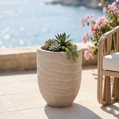 Pot à fleurs Florique Travertine