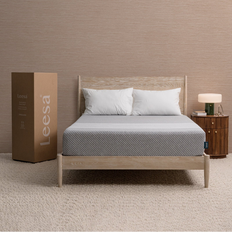 Matelas hybride avec dessus de courtepointe Leesa, Simple extra long