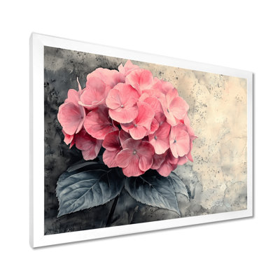 Drinel Hydrangea In Vintage Light I - Hydrangea Wall Art