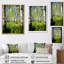 Décoration de mur blanc et vert bouleau II - paysage et nature-1792778913-1792778912