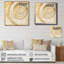Spiral Canvas Decor, Gold Abstract Wall Art, Cemlyn-981250174-981250169