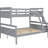 Gray Twin Over Full Bunk Bed With , Ensuring Bedroom In For A Secure And Serene-1642047720