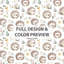 Ensemble d'édredon 6 pièces Kids Kids - Mignon petit hérisson avec taies décoratives et coussins décoratifs-131228049