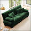 Canapé modulaire capitonné en chenille pour salon-1803640843
