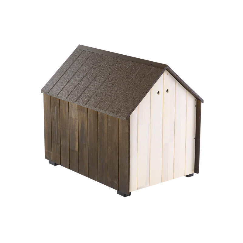 Wood Portable Igloo Style Dog House, 55.8cm H x 57.5cm W x 44.1cm D