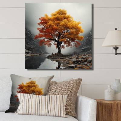 «Abstract Foliage Maple Tree I», reproduction sur toile