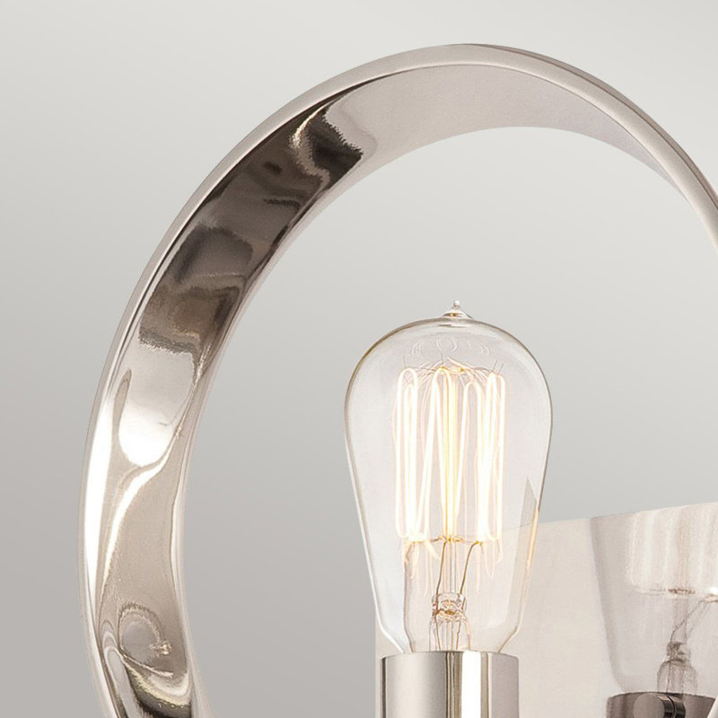 Bengtson Steel Armed Sconce, Imperial Silver