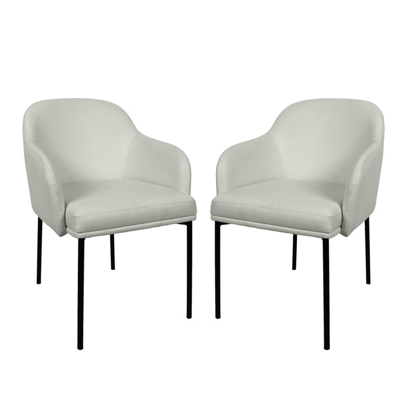 Fauteuil de salle à manger Loft, Gris Pierre