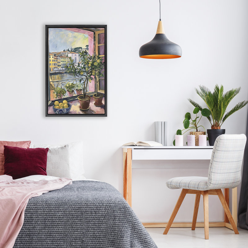 Cadre flottant City City, Cadre flottant noir de jais, H 25 po x l 17 po