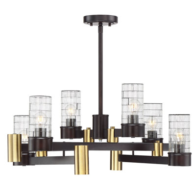 Lustree classique/traditionnel 10 lumières ombrées Cull