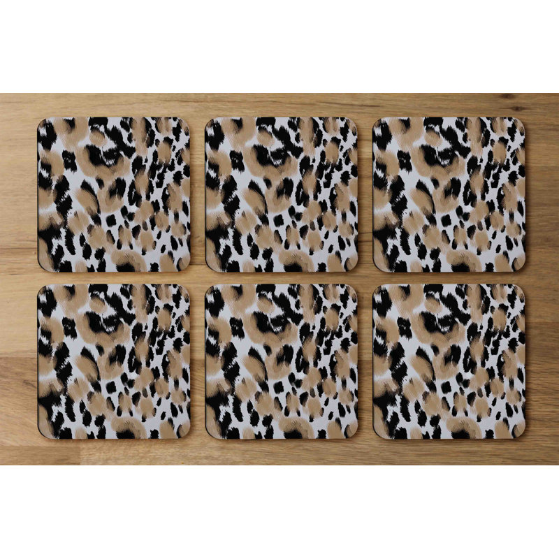 Square 6 Piece Coaster Set