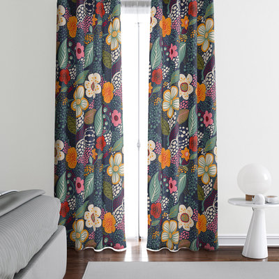 Semi Sheer Curtain Pair