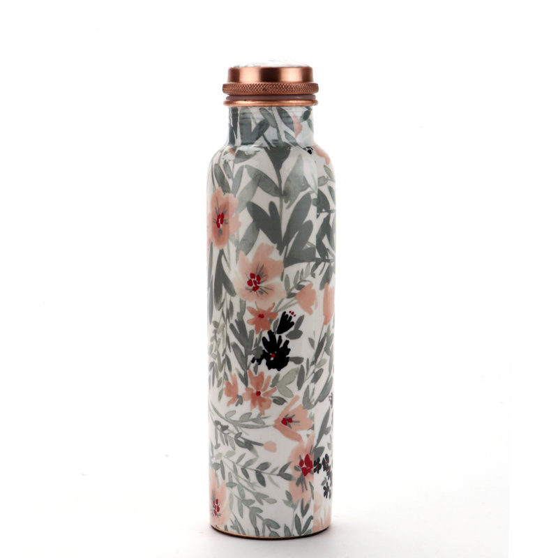 Imprimé floral 34 oz Bouteille d'eau