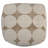 Woven Cotton/Poly Pouf