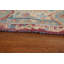 Tapis en laine rétro motif floral persan Kerman 10 x 13
