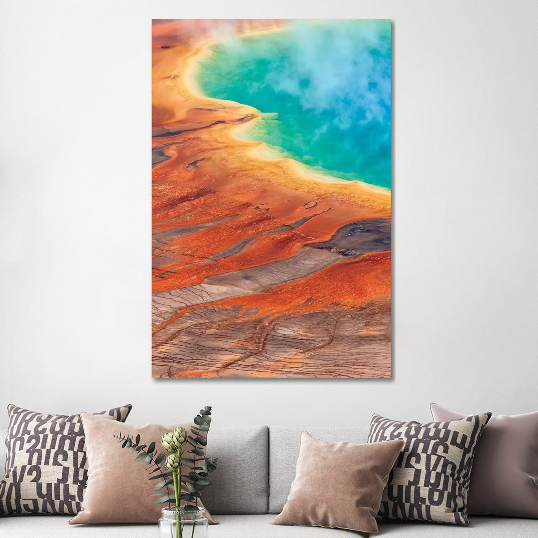 Grand Prismatic Spring, Midway Geyser Basin, Yellowstone National Park, Wyoming I by - Print