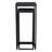 Sarrasseau Nesting Side Tables, Set of 2 with Real Black Marble Tops & Black Metal Legs-741313325
