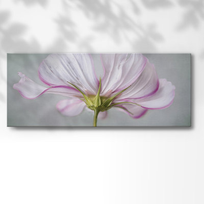 Motif floral texturé sur toile