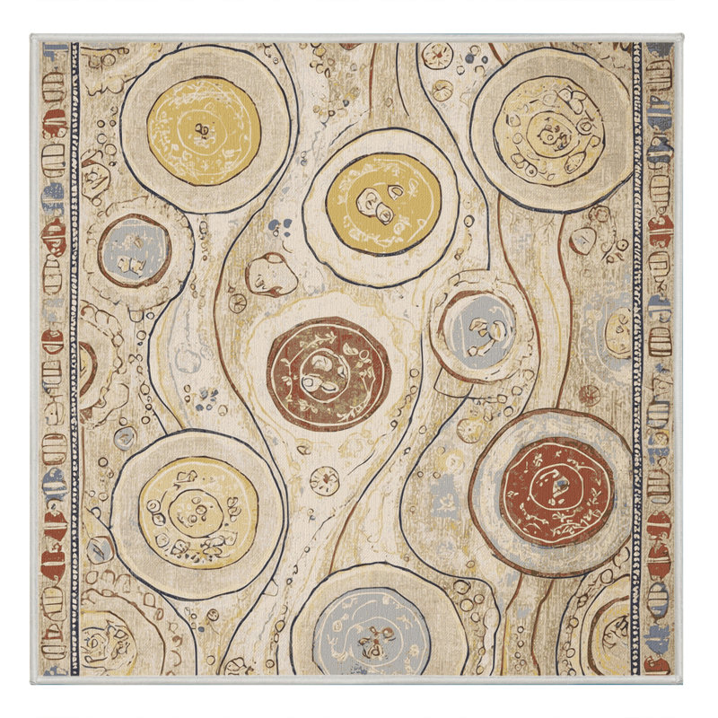 Spirited Trail Rug, Square 5'