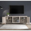 TV Stand Storage Media Console Entertainment Centre With Two Doors Walnut