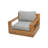 4 pc Pacific Teak Deep Seating Set with 72" Coffee Table-103693145