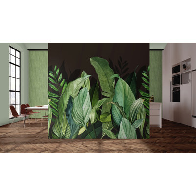 Priode A Tropical Forest Design 4-Panel Wall Mural 2.7m height x 280cm width