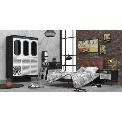Retro 19.69'' W Nightstand