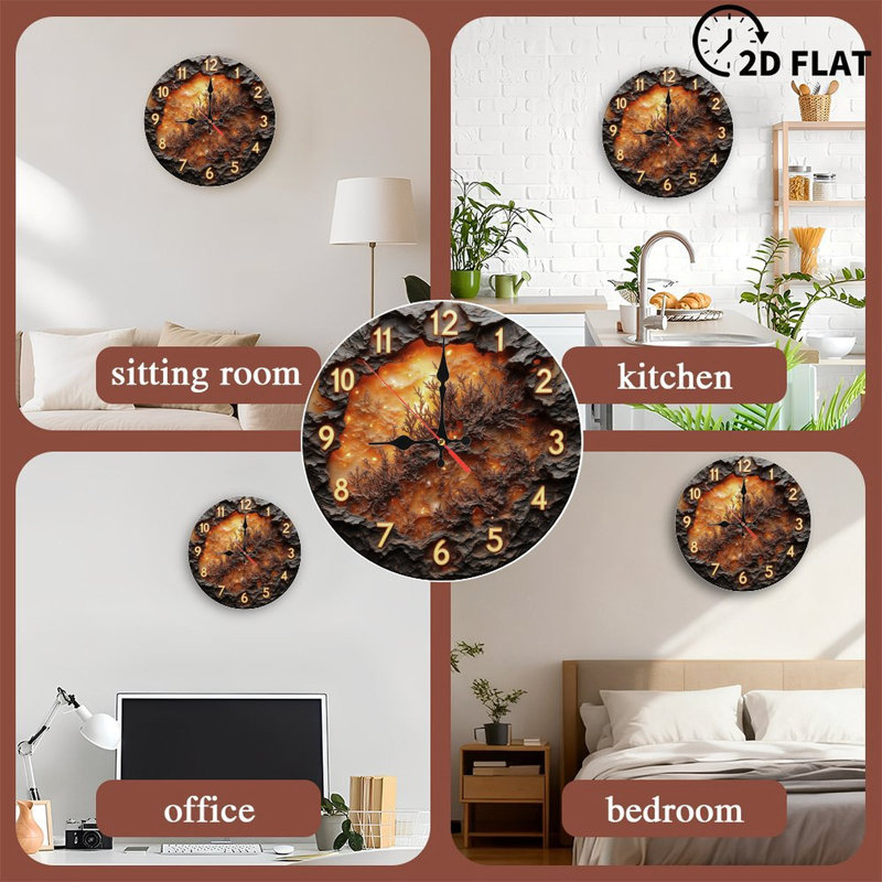 Horloge, chiffres, branches de Rocky Fiery