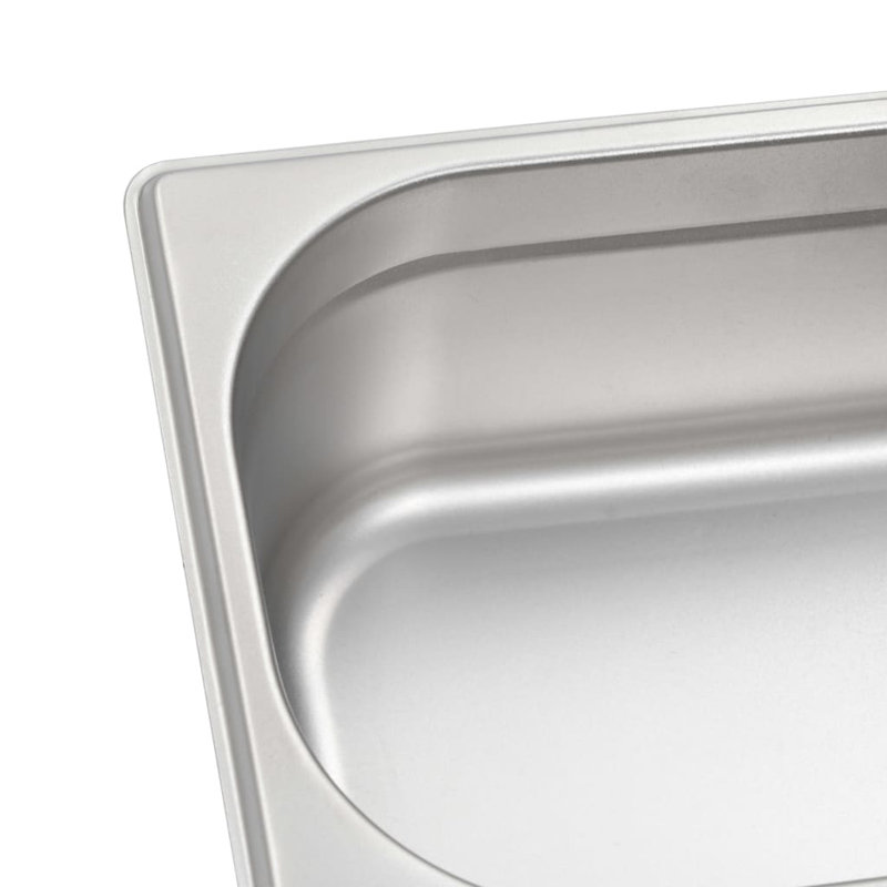 Stainless Steel Pan, 10cm H x 26.5cm W x 16.2cm D
