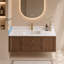 Éclaboussure latérale en pierre de quartz 21,25 po pour comptoir de meuble-lavabo blanc
