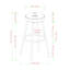 Tabouret de bar Modern Glam-1303270702