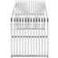 Banc en acier inoxydable Modway-525252969
