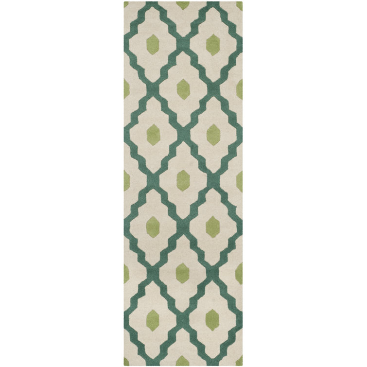 Carolene Hand Tufted Wool Geometric Rug