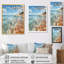 «Beach Photo Sunlit Coastline VIII», reproduction d'art sur toile-91434960-91434959
