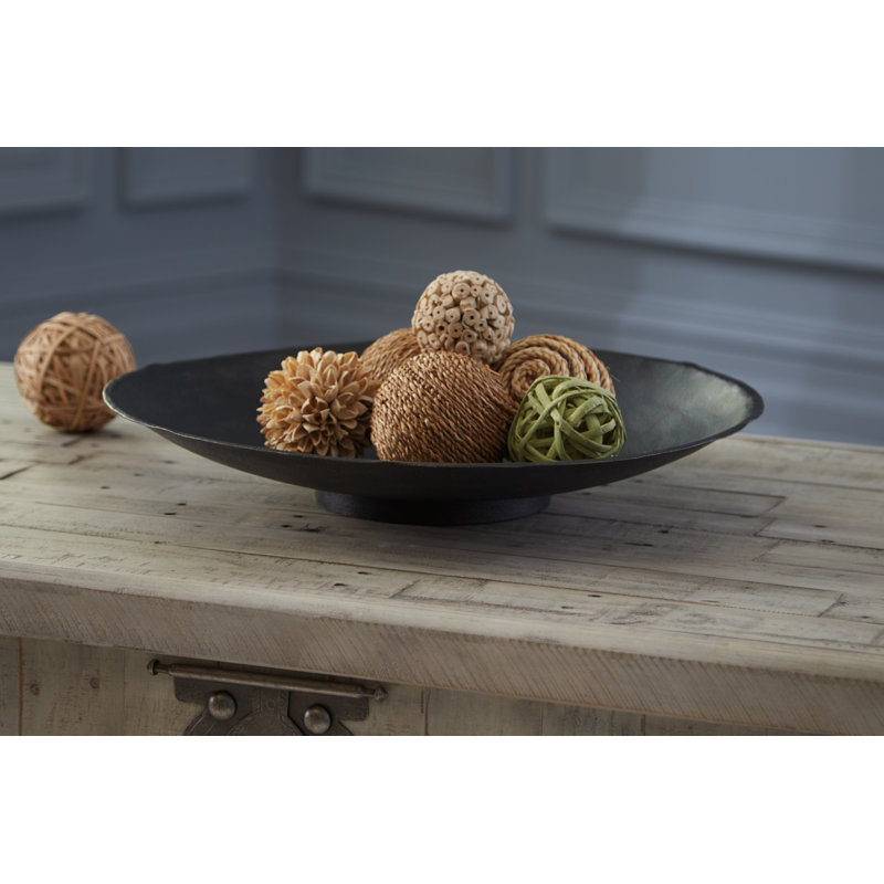 Himani Metal Decorative Bowl 1, Antique Brown