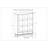 Banting 9 Cube Bookcase with Drawers