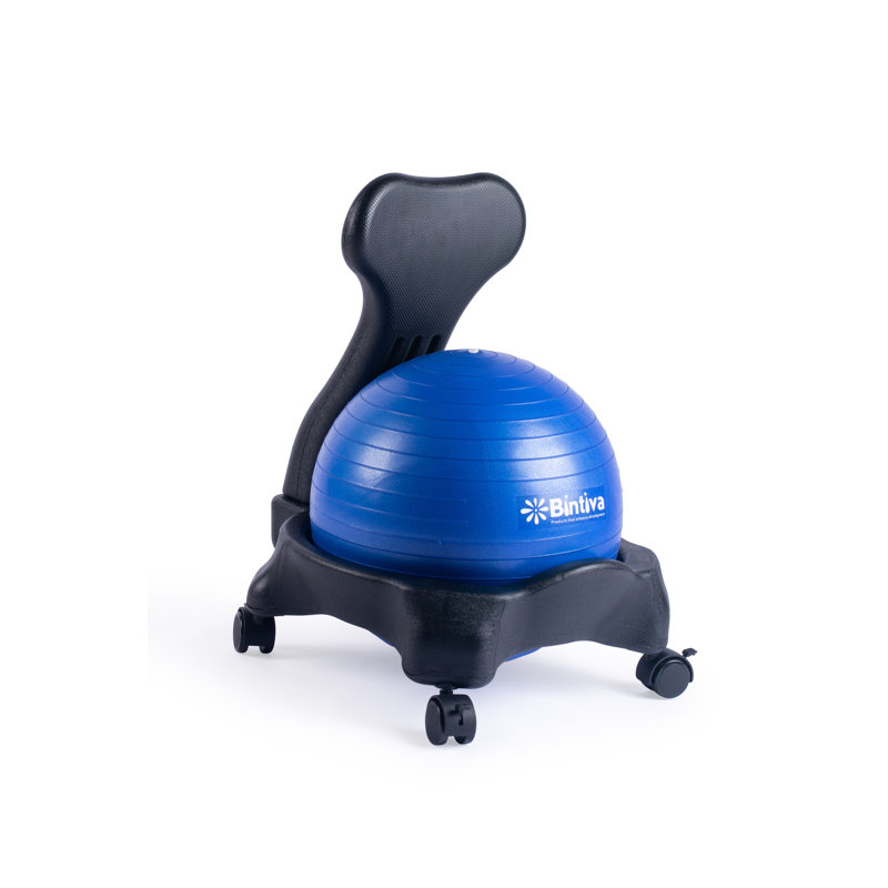 Fauteuil Stabilité Ball - enfant - noir / bleu
