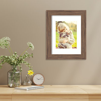 Pia Medium Brown Narrow Picture Frame