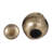Decorative Jar Metal Aluminum Sculptural Face Design Modern Accent Lid Container Artisan Carved Style-1363444577