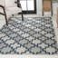 Tapis bleu marine / crème Kaliee-1662710711