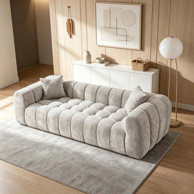 102.7" Oversized Cloud Compressed Sofa
