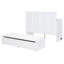 Lit escamotable double avec port USB et grand tiroir, blanc-217644951-217644944