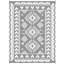 Tapis d'extérieur pour le patio pour la décoration, tapis de camping extérieur portable, tapis réversible