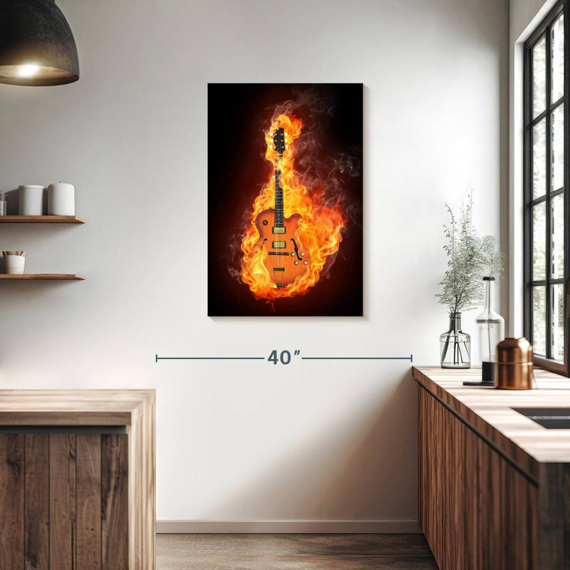 Guitare électrique Abarca Blazing, H 36 po x l 24 po