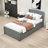Twin Platform Bed with Trundle-1478878344