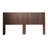 Modern Farmhouse Wood Headboard King Size 80.2 In Wide Wall Mounted Fluted Panel Wingback - Walnut-395450535
