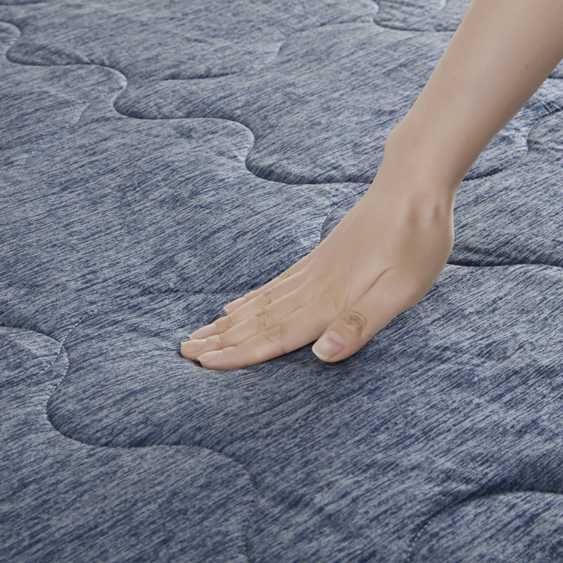 Jeté en duvet synthétique toutes saisons Sharper Image, Marine