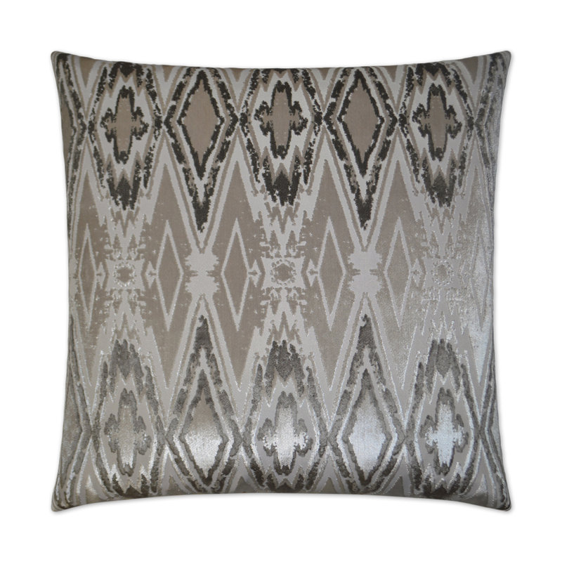 Maximus Pillow Cover & Insert, Platinum, Square 22"